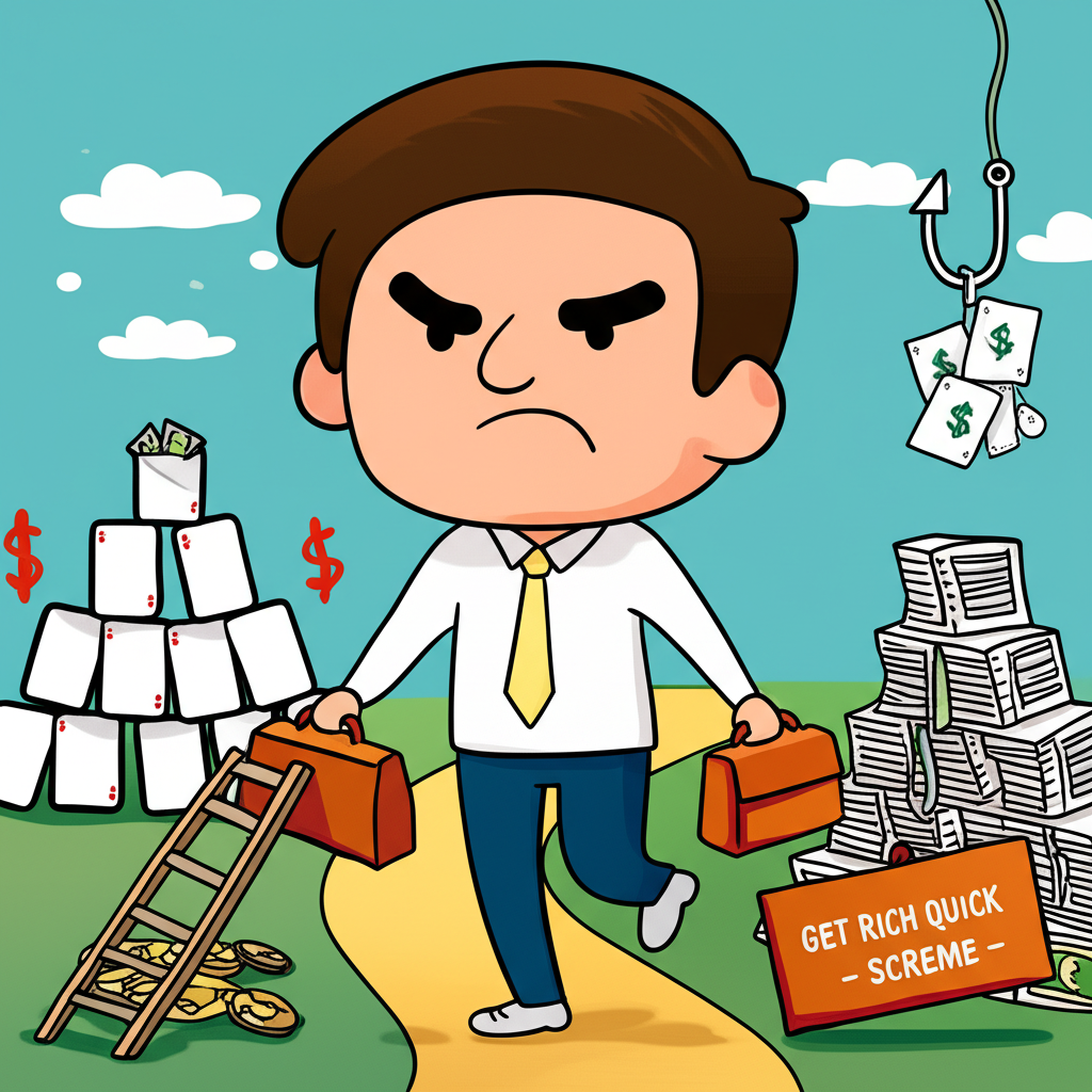 一隻手正在撥打電話求助，代表受騙後應立即採取的自保行動。