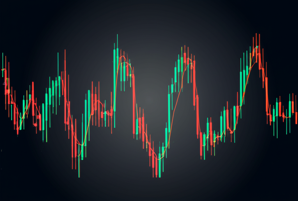 顯示金融市場資產價格上漲趨勢的圖表。