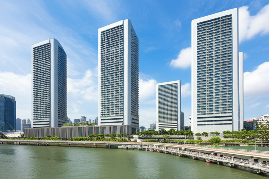 一張圖表顯示影響房產價值的關鍵因素：地點、屋況與市場趨勢。