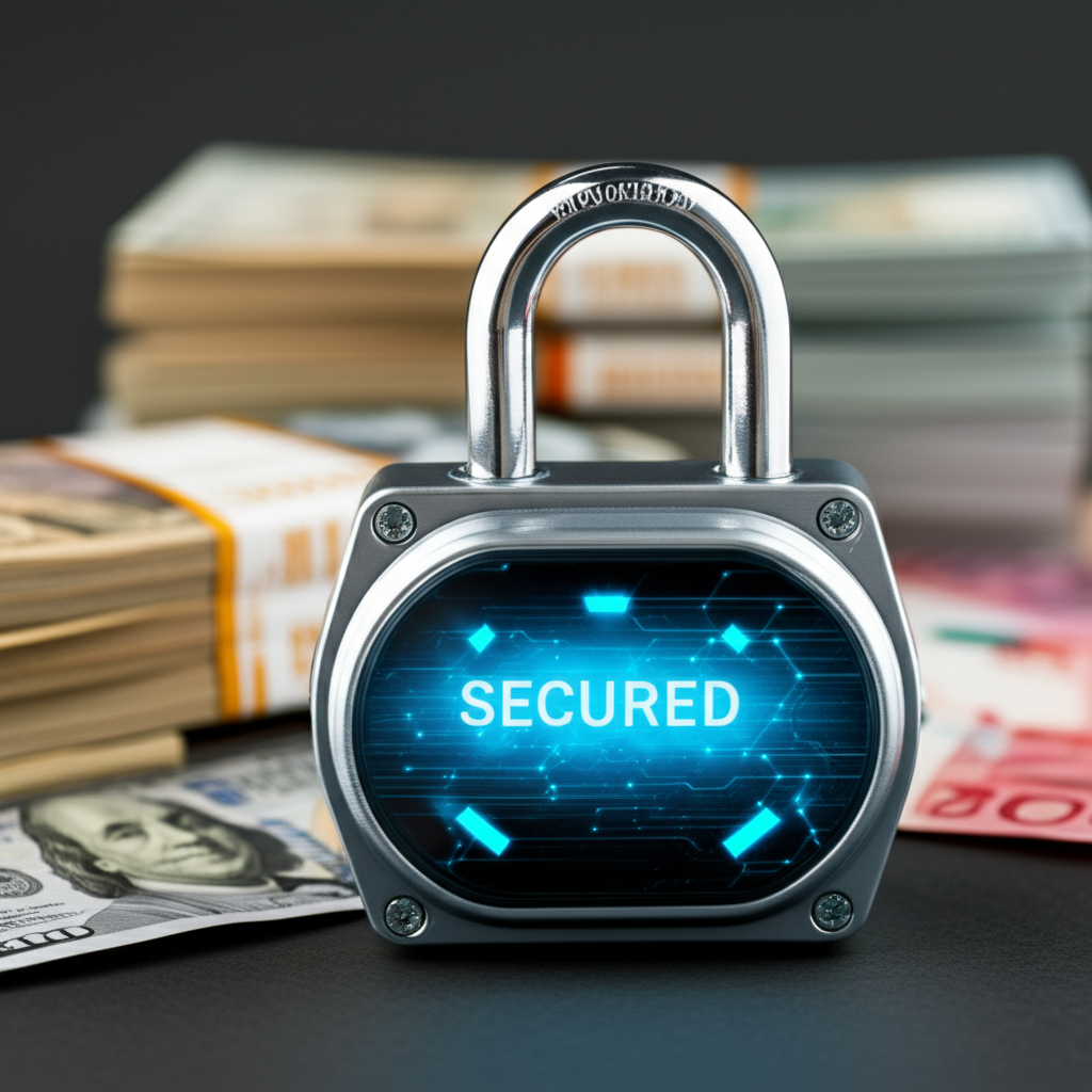 Digital lock secures forex broker funds