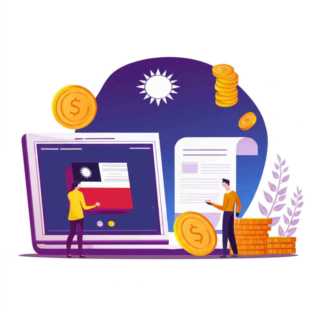 Taiwanese buying bonds illustration