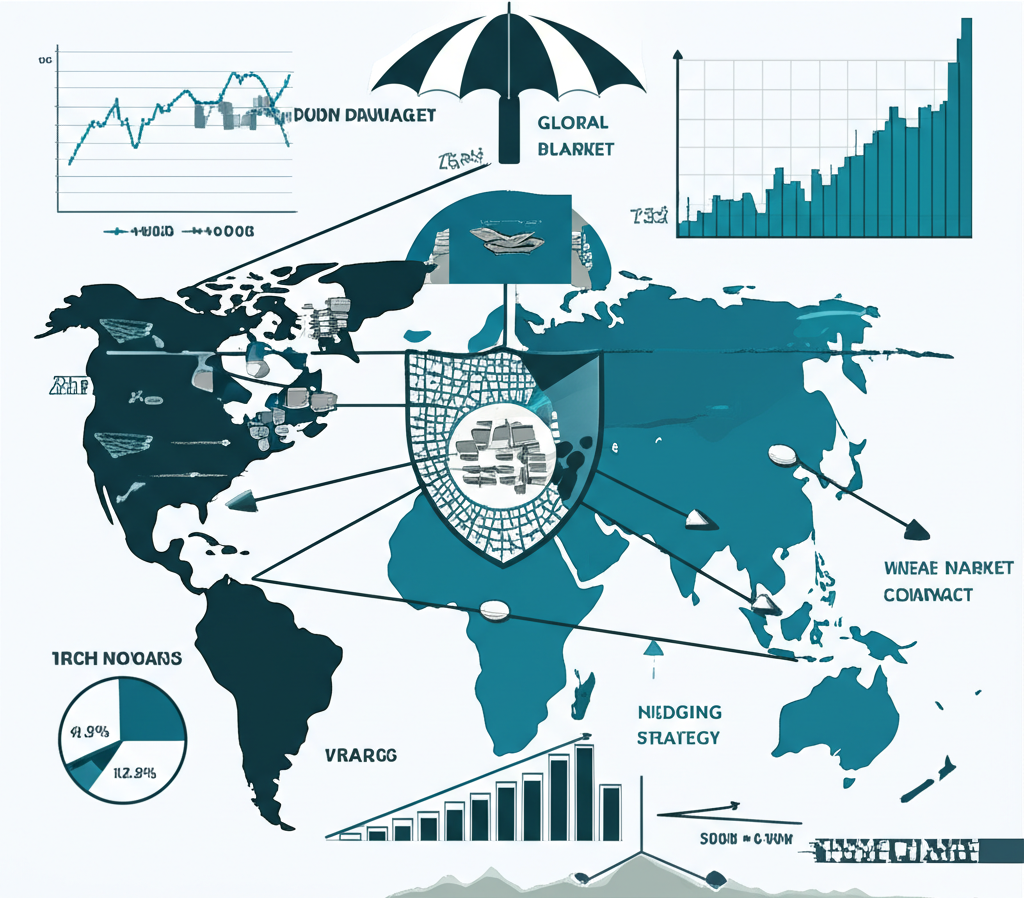 Global market hedging strategy, illustration