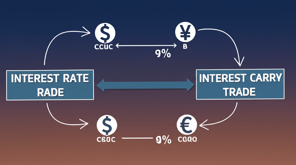 Currency interest rate carry trade