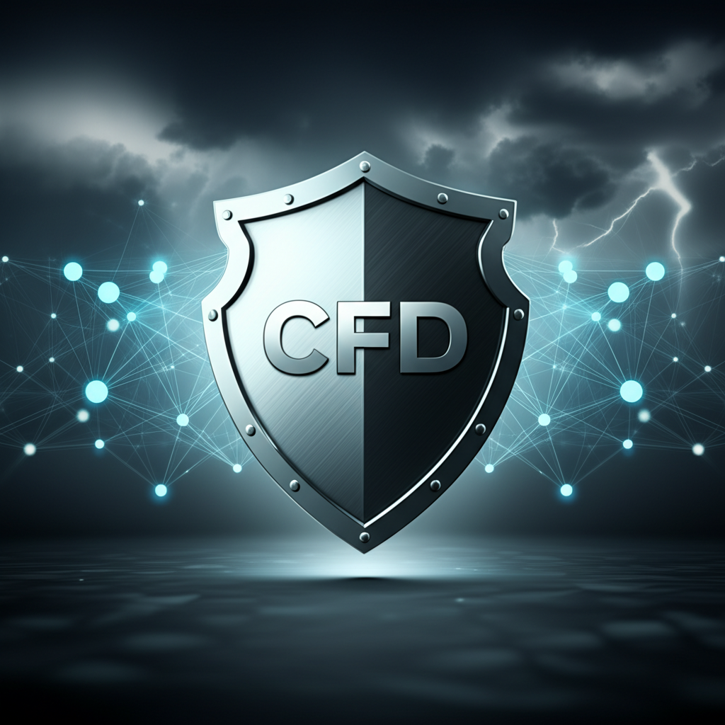 CFD投資組合防護盾概念圖