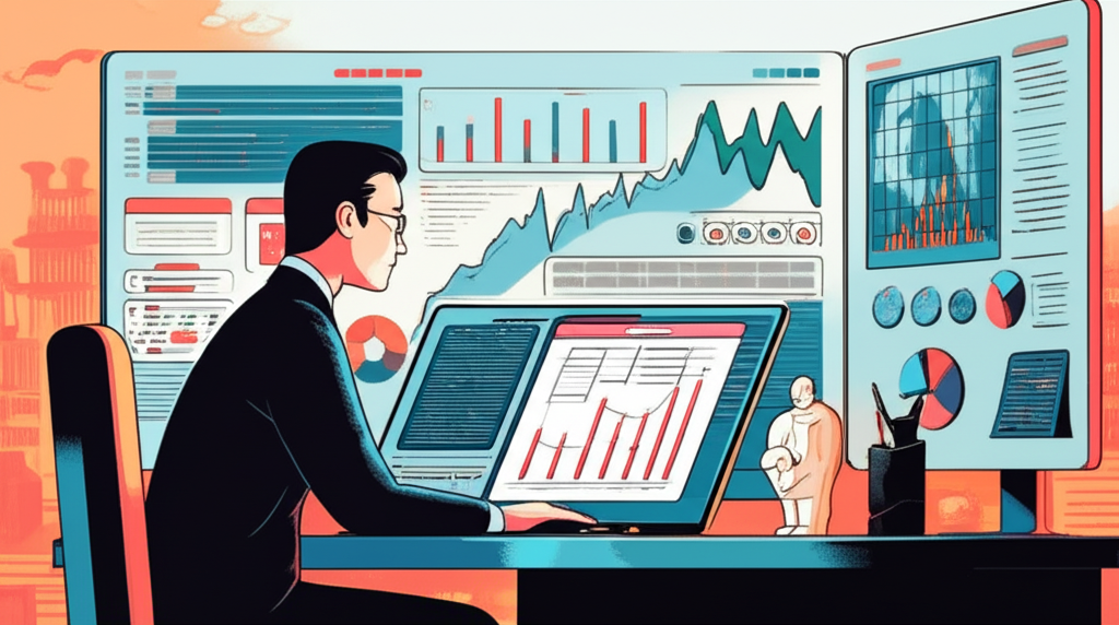 台灣投資者分析全球金融的插圖