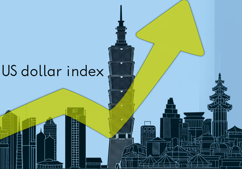 US dollar index Taiwan illustration