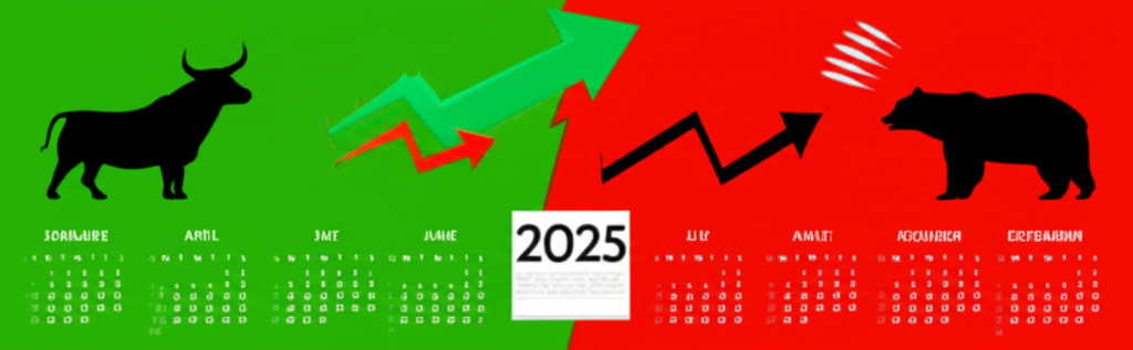 多頭與空頭市場結合 2025 年曆