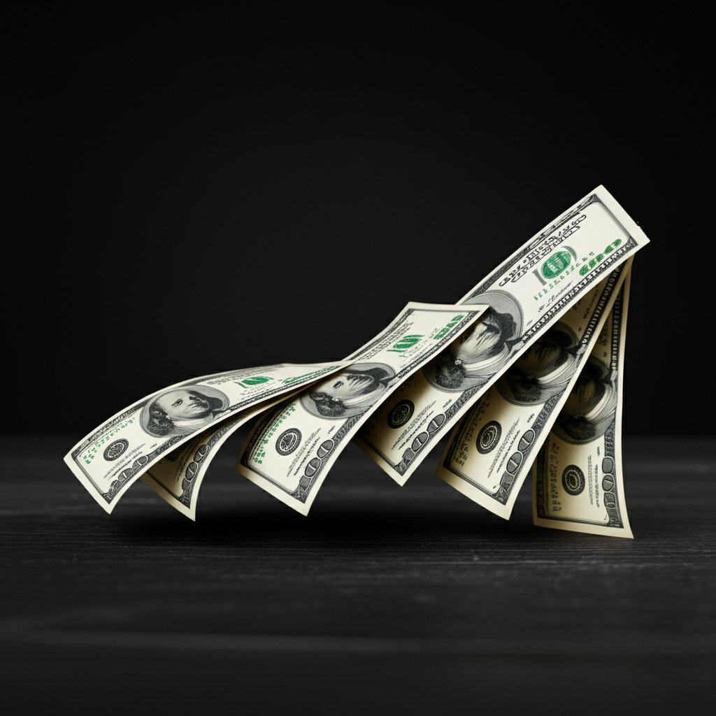 Carry Trade 貨幣流動示意圖:從低利率到高利率的資金轉移