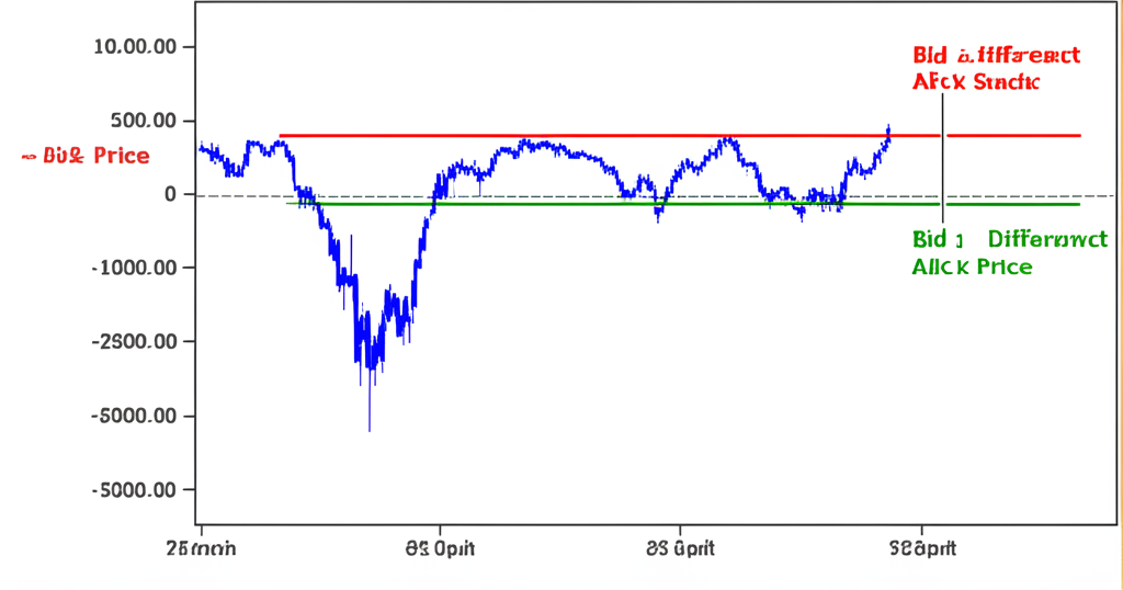 Forex spread cost analysis, illustration