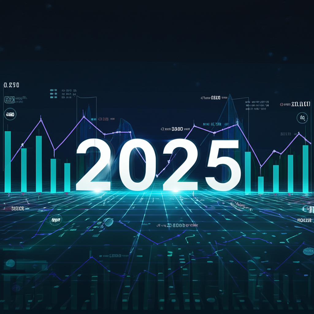 Digital finance, bond trends, 2025, illustration