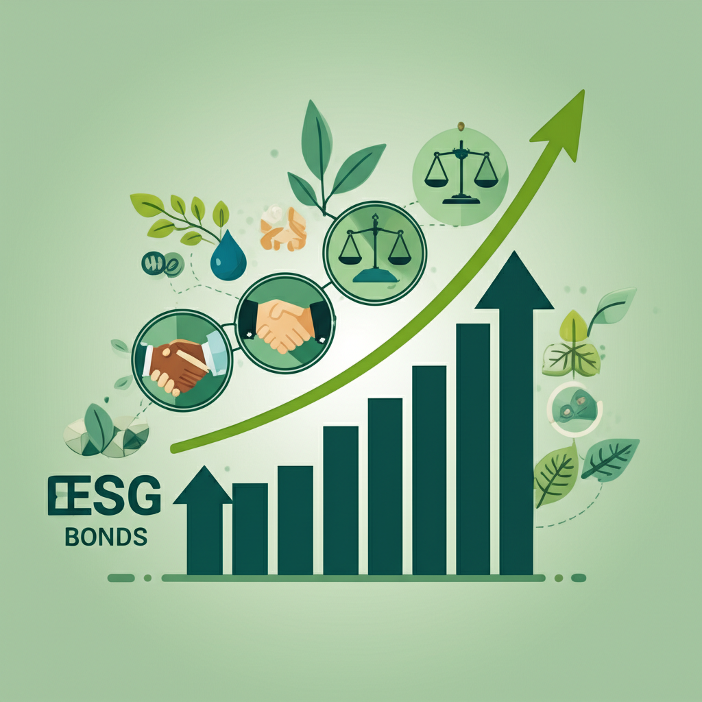 ESG bond growth, illustration
