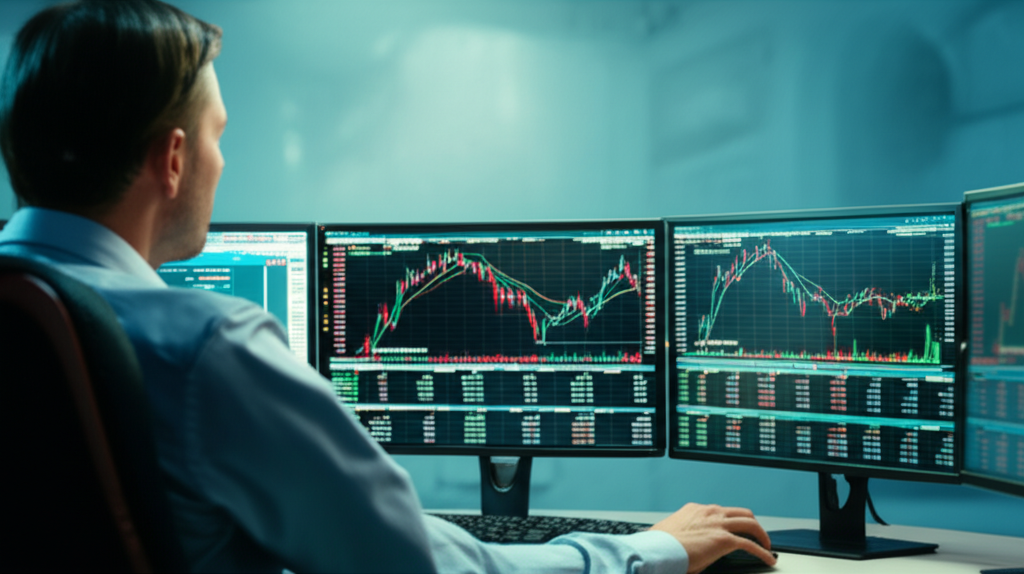 Forex trader managing margin ratio
