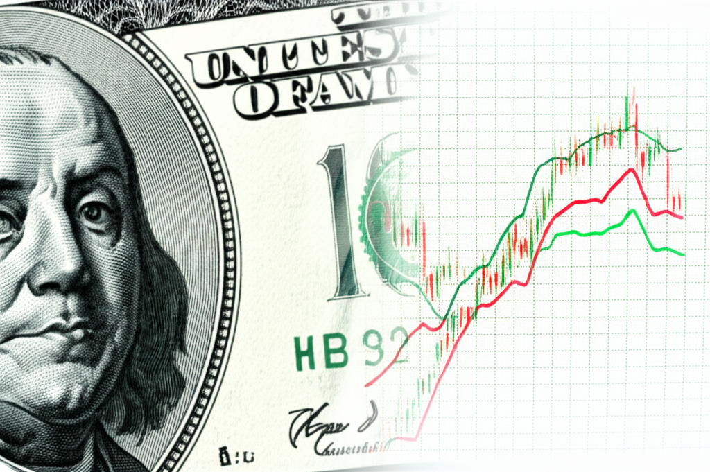 美元與股市插圖