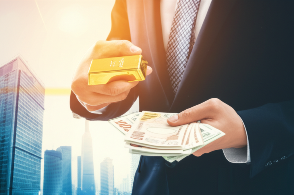 投資者權衡黃金與外匯資產圖