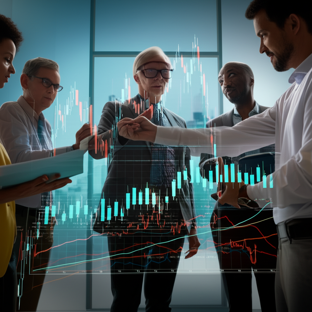 人們規劃投資與外匯圖表