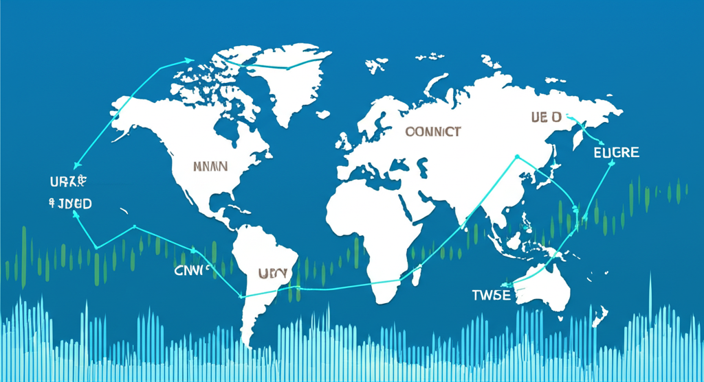 Illustration of global currency impact on Taiwan market