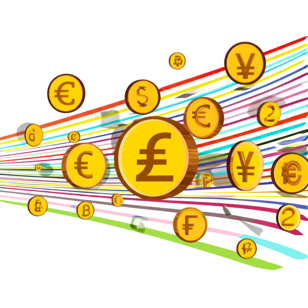 全球經濟與貨幣流動示意圖